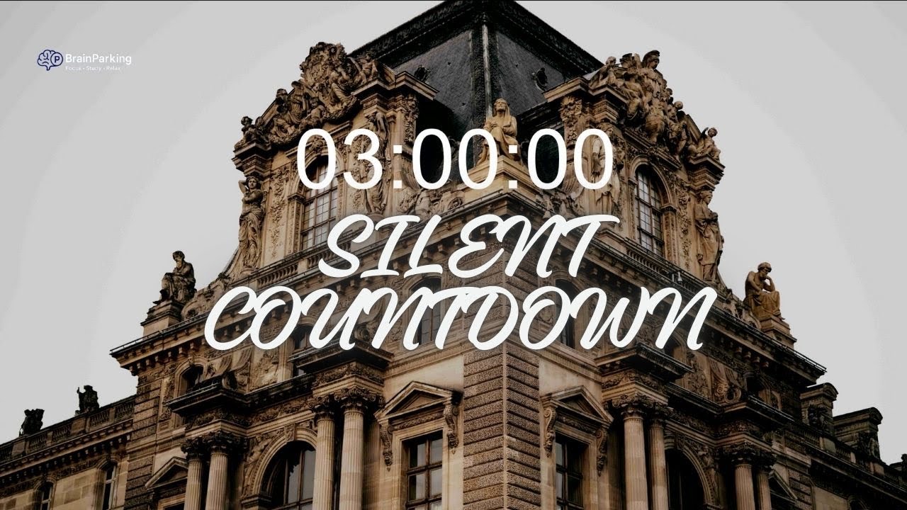 3 Hours Deep Focus Pomodoro ⏳ Silent Study Timer | No Music