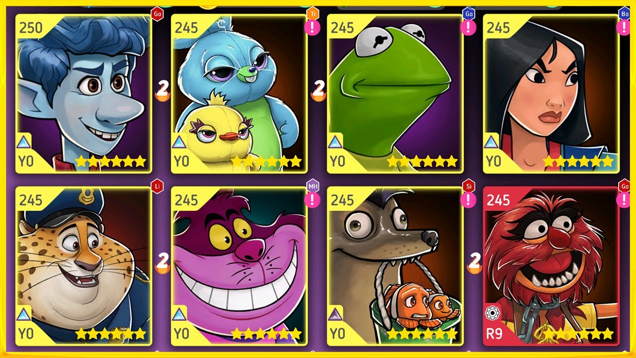 My Top 8 Characters! | Disney Heroes: Battle Mode