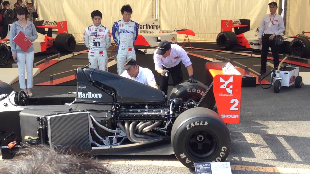 McLaren HONDA  MP4/6(V12 engine)  blipping