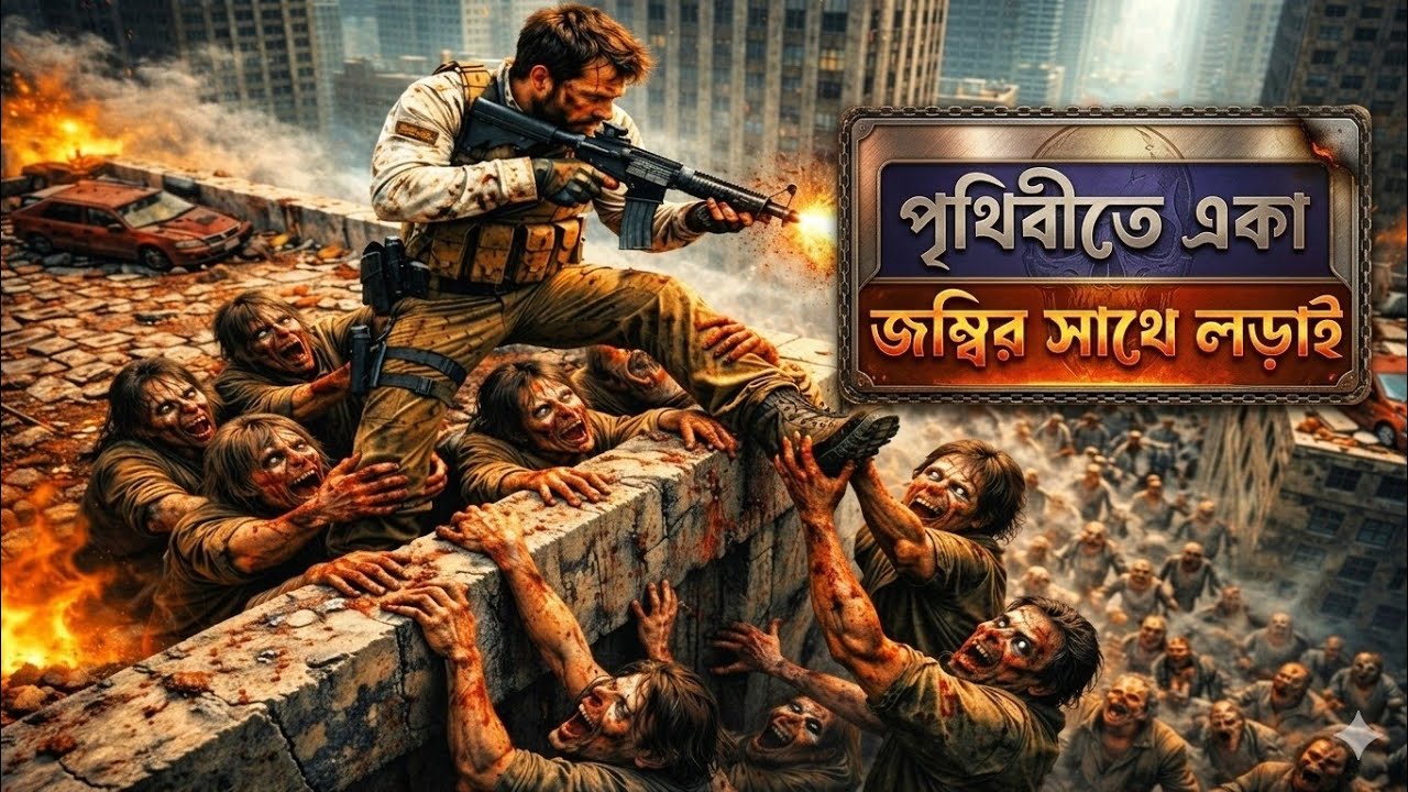 “শেষ মানুষ: জম্বিদের পৃথিবীতে একা যুদ্ধ” Movie Explain in Bangla | Movie Story Bangla 