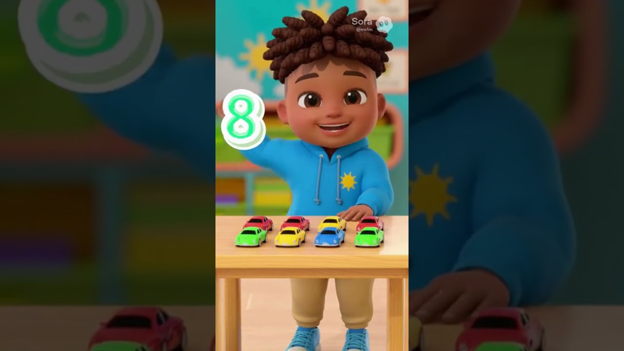 Cartoon for kids Learning 1-2-3to 10