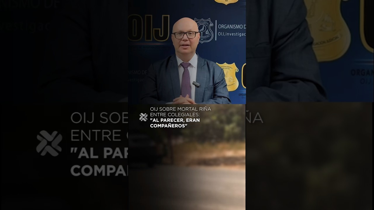 Publicada: OIJ sobre mortal ri&ntilde;a entre colegiales: 
