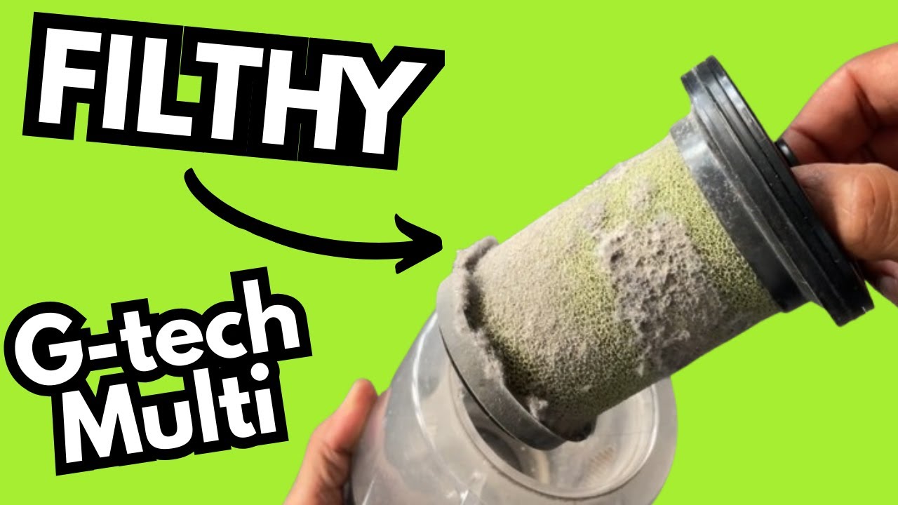 Как очистить ручной пылевой фильтр Gtech - MULTI ATF 036 ATF 037