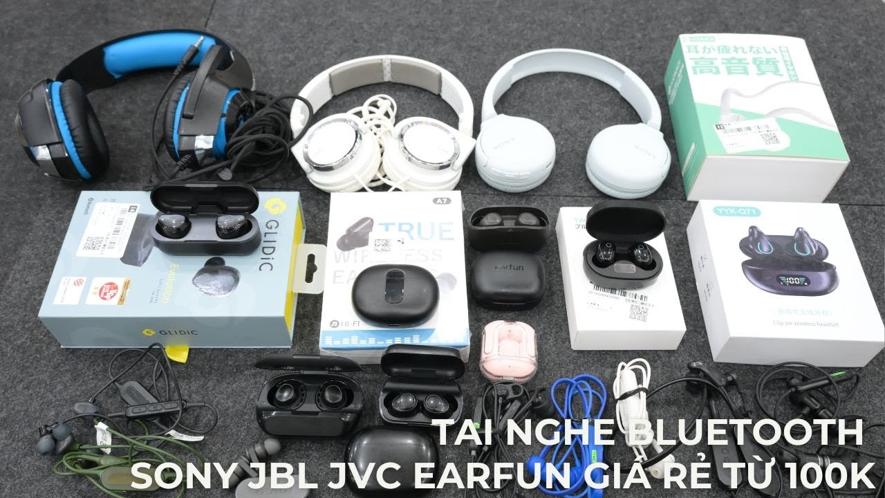Tai nghe bluetooth sony jbl earfun jvc audio technica panasonic soundcore và hàng nội địa nhật