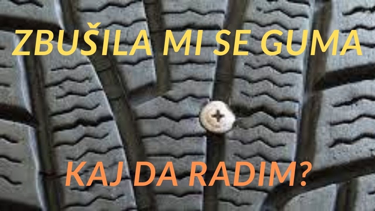 Kako pokrpati gumu u 10 min!