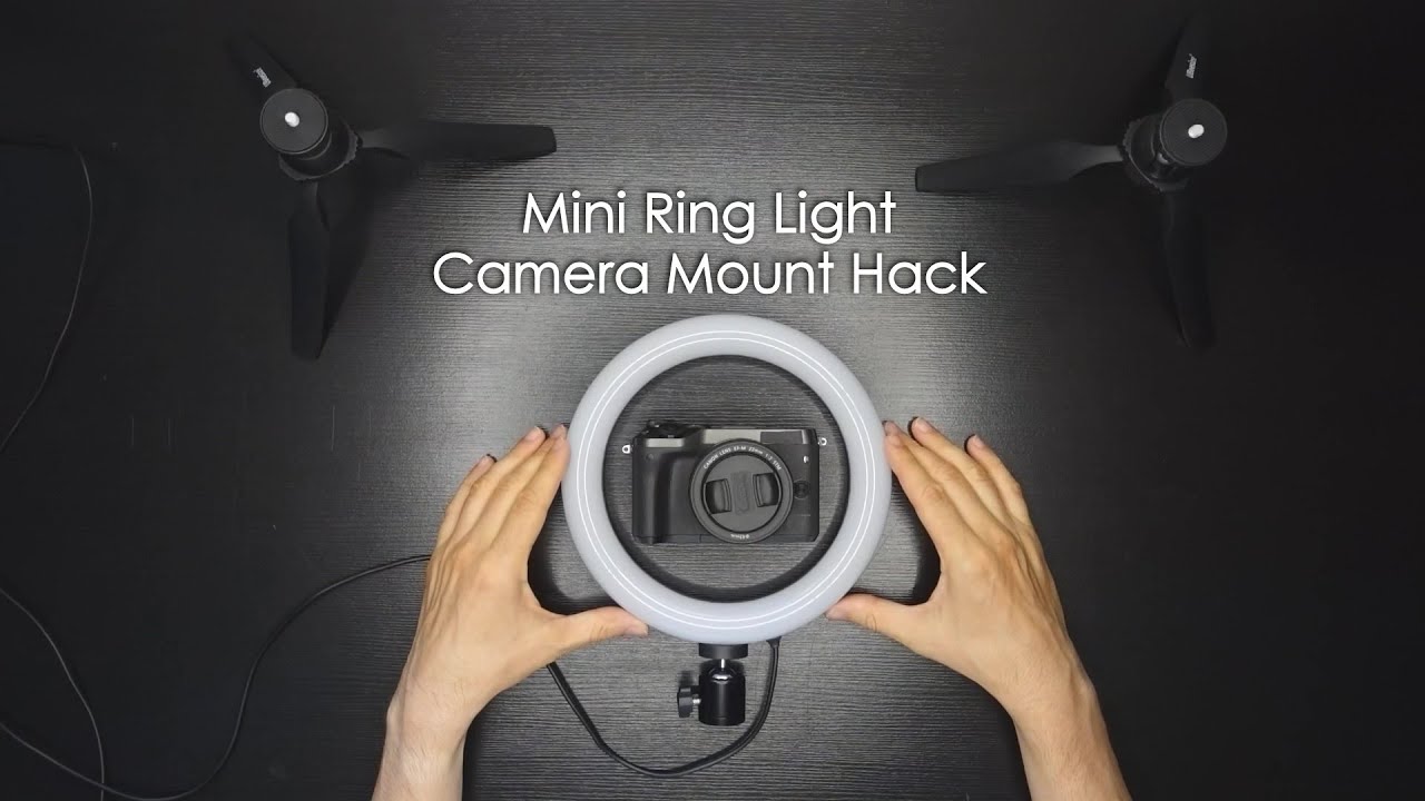 Mini Ring Light Camera Mount Hack