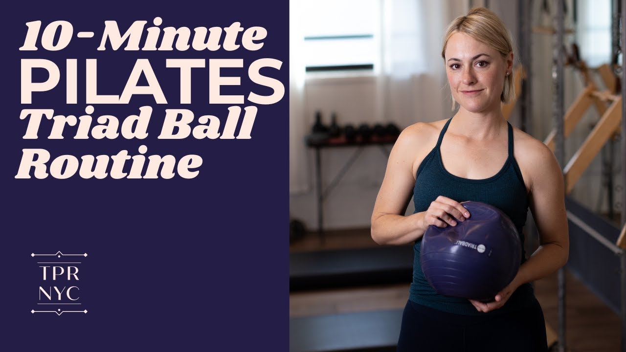 10-Minute Mat Pilates Series for Back Pain | Home Pilates Workout with Ball