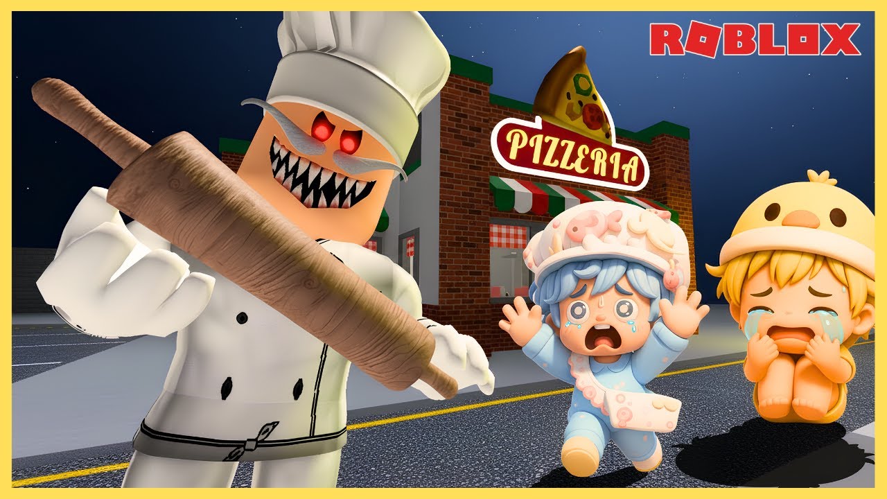 APIN DAN CEPI TERJEBAK DI TOKO PIZZA PALING SERAM Di Roblox