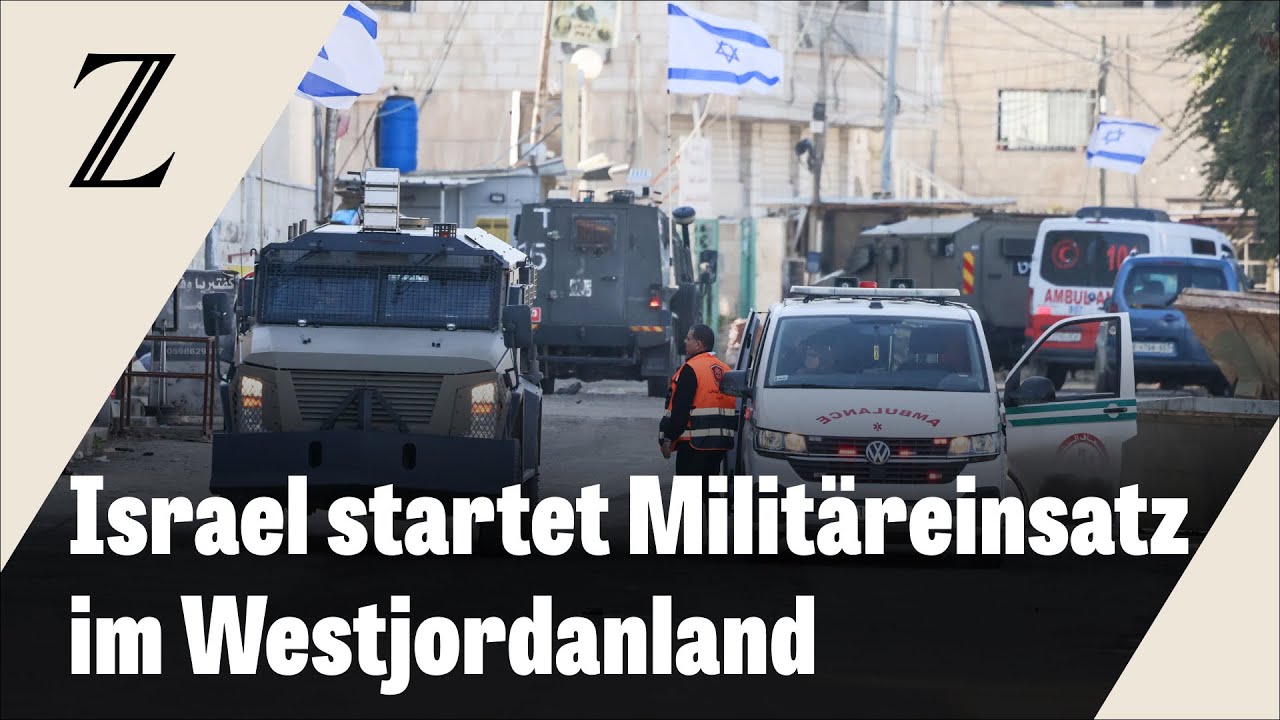 Israelische Armee greift Gebiet im Westjordanland an