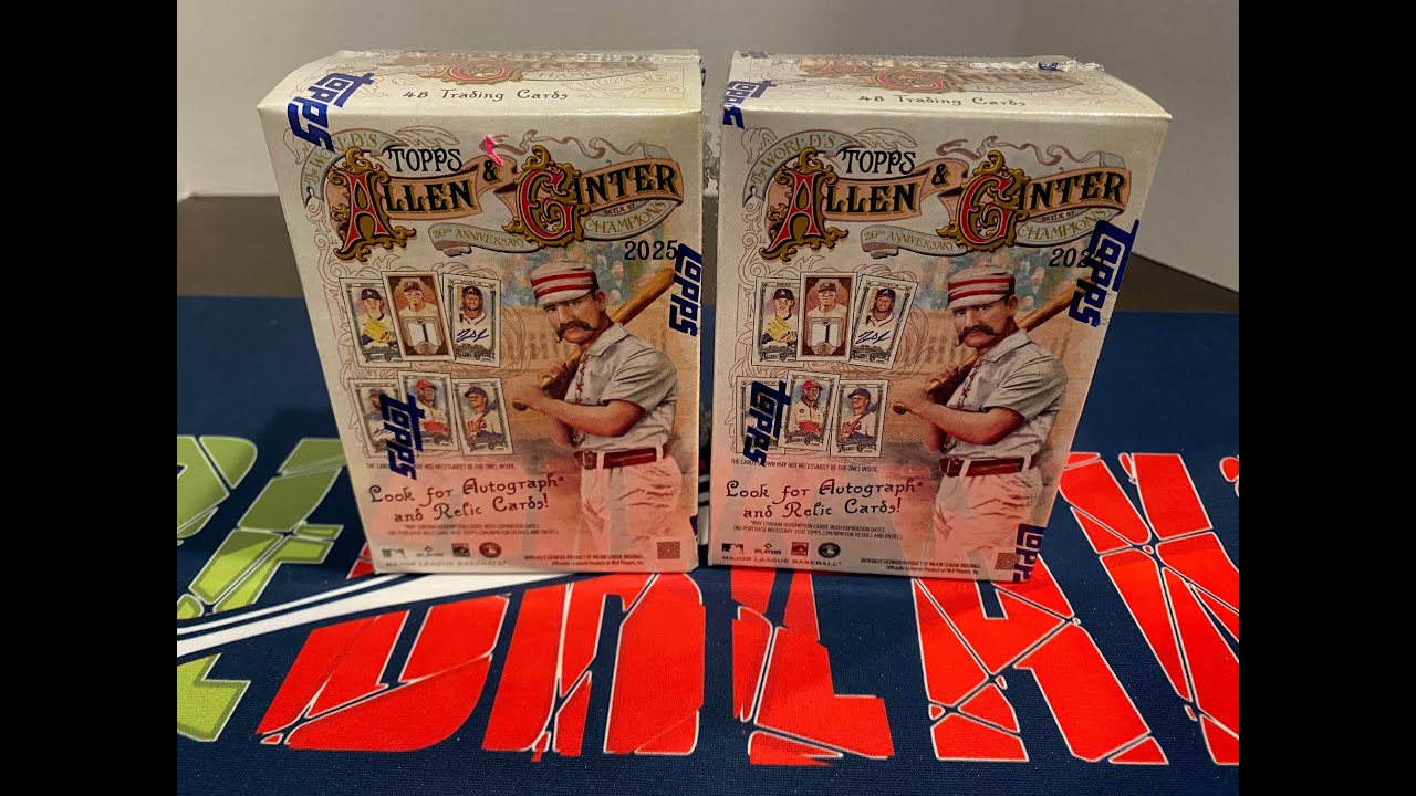 Новинка! Бластерные коробки Topps Allen & Ginter 2025! Очень классная хромированная рефракторная ...