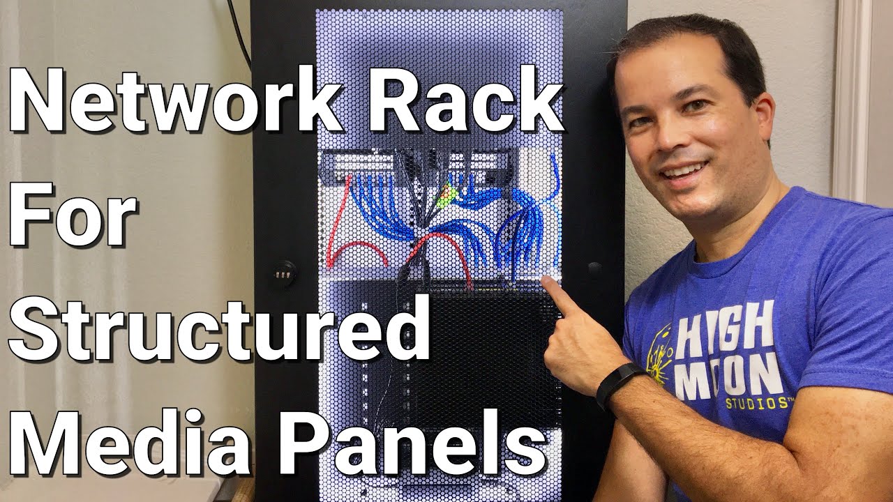 Network Rack For Structured Media Panels