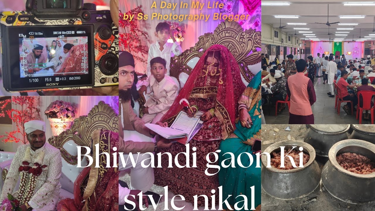 Bhiwandi Nikaah Walima 🥰Gano Ke Style Mai Hua Alhamdulillah 🤞🏻Shadi Ka🤤Zarda Rice Mashallah #shorts