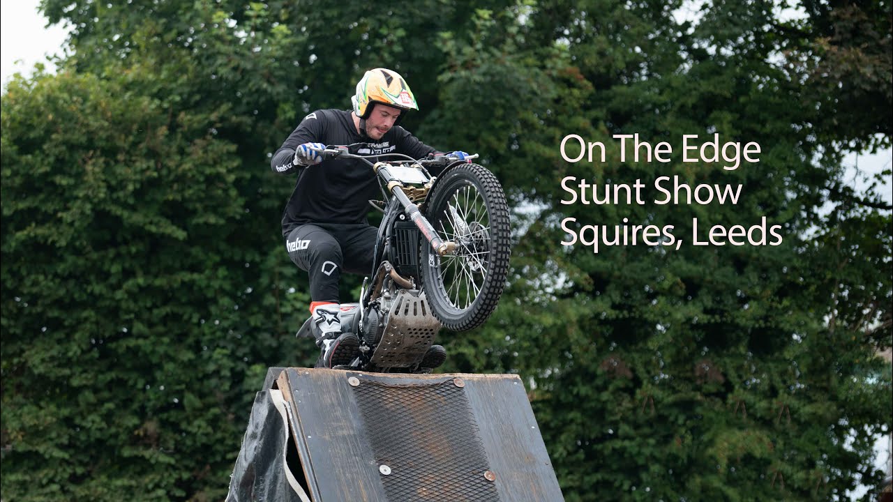 On The Edge Stunt Team, Squires Biker Cafe, Leeds.