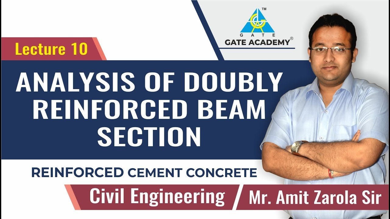 Analysis of Doubly Reinforced Beam Section | Lecture 10 | Reinforced Cement Concrete