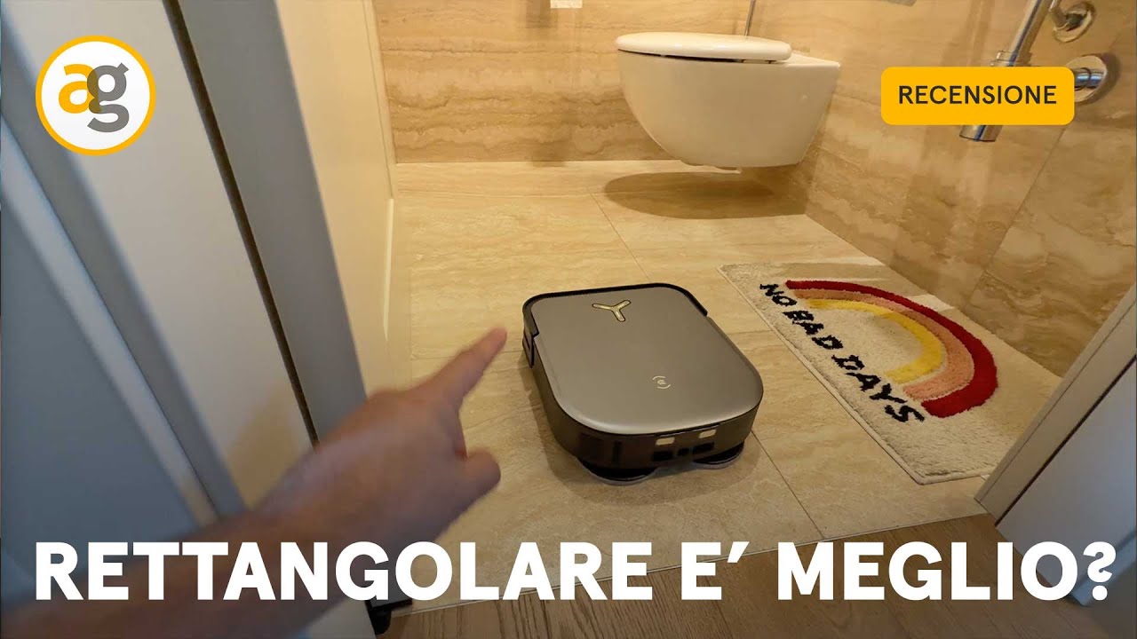 ROBOT ECOVACS X2 OMNI. Lava e Aspira ma E' RETTANGOLARE!
