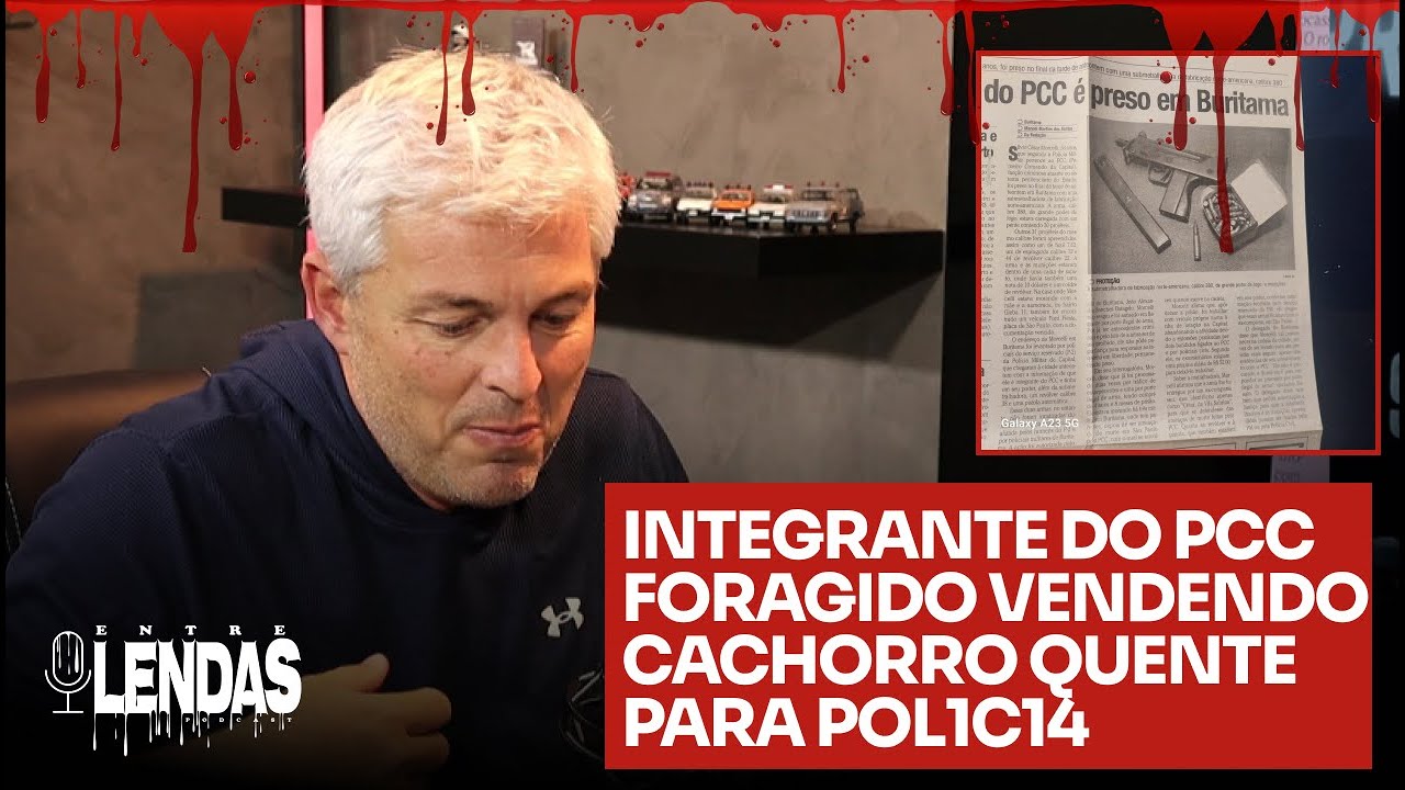 INTEGRANTE DO PCC FORAGIDO VENDENDO CACHORRO QUENTE PARA POL1C14