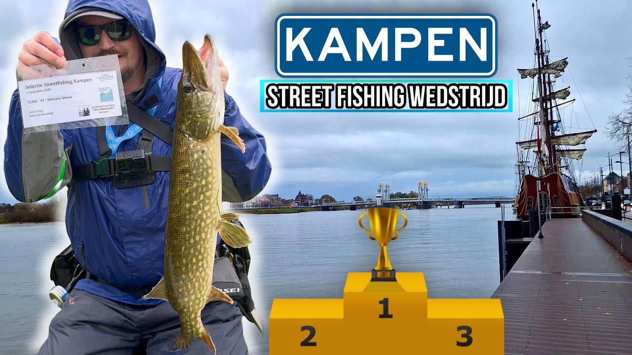 ZO VEEL VIS HEBBEN WIJ NOG NOOIT GEVANGEN! - Streetfishing Wedstrijd Kampen