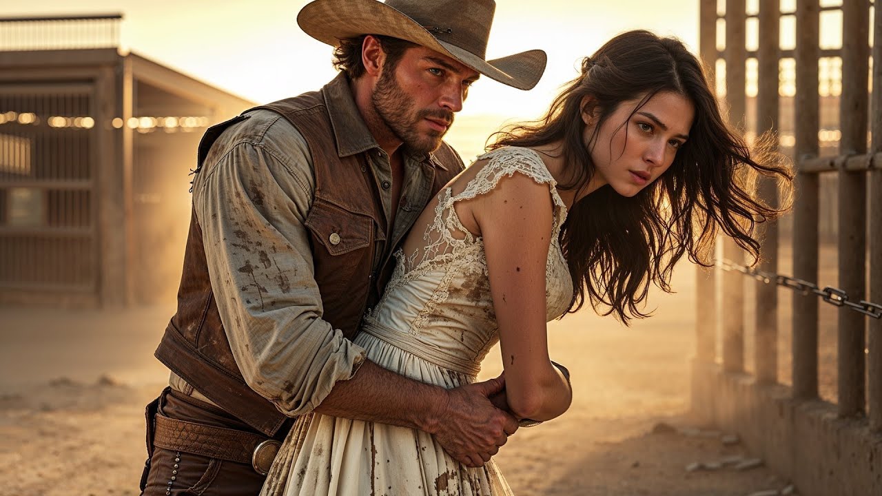 Bride Was Shackled In The Jail Yard For Lies, A Cowboy Paid Her Debt And Carried Her Beyond The Bars