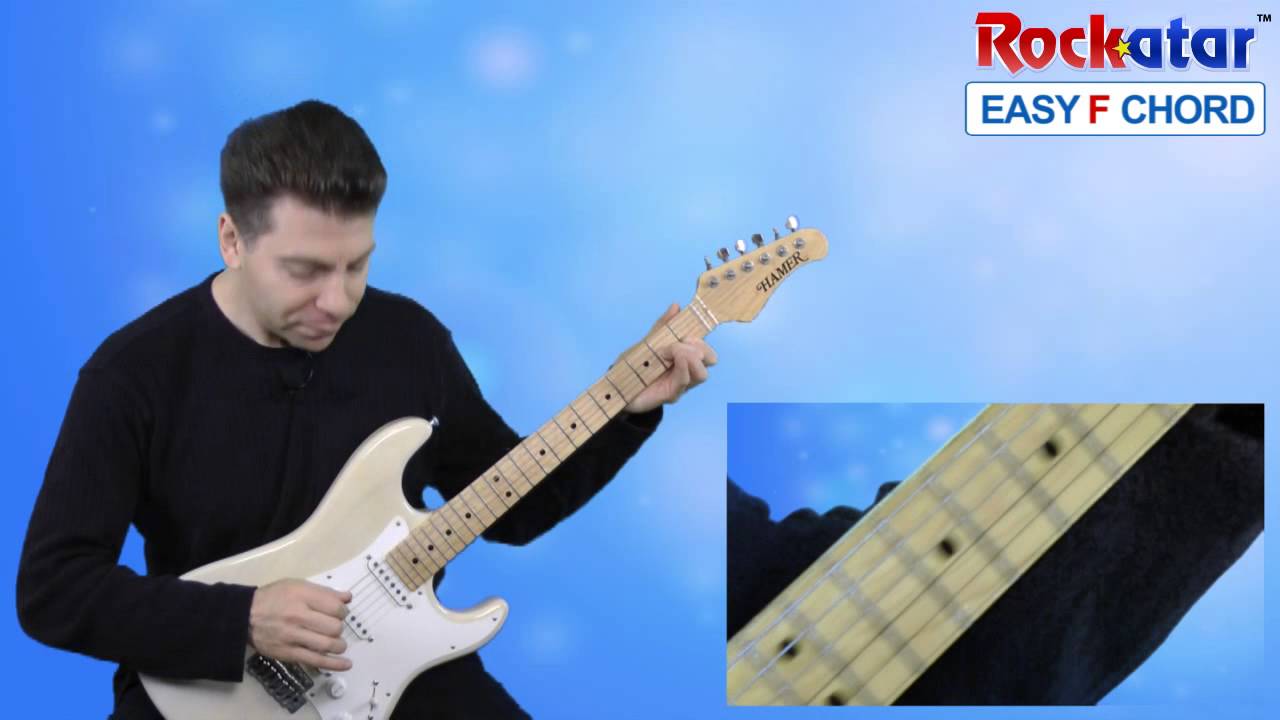 Rockatar Chord Library: Easy F Chord