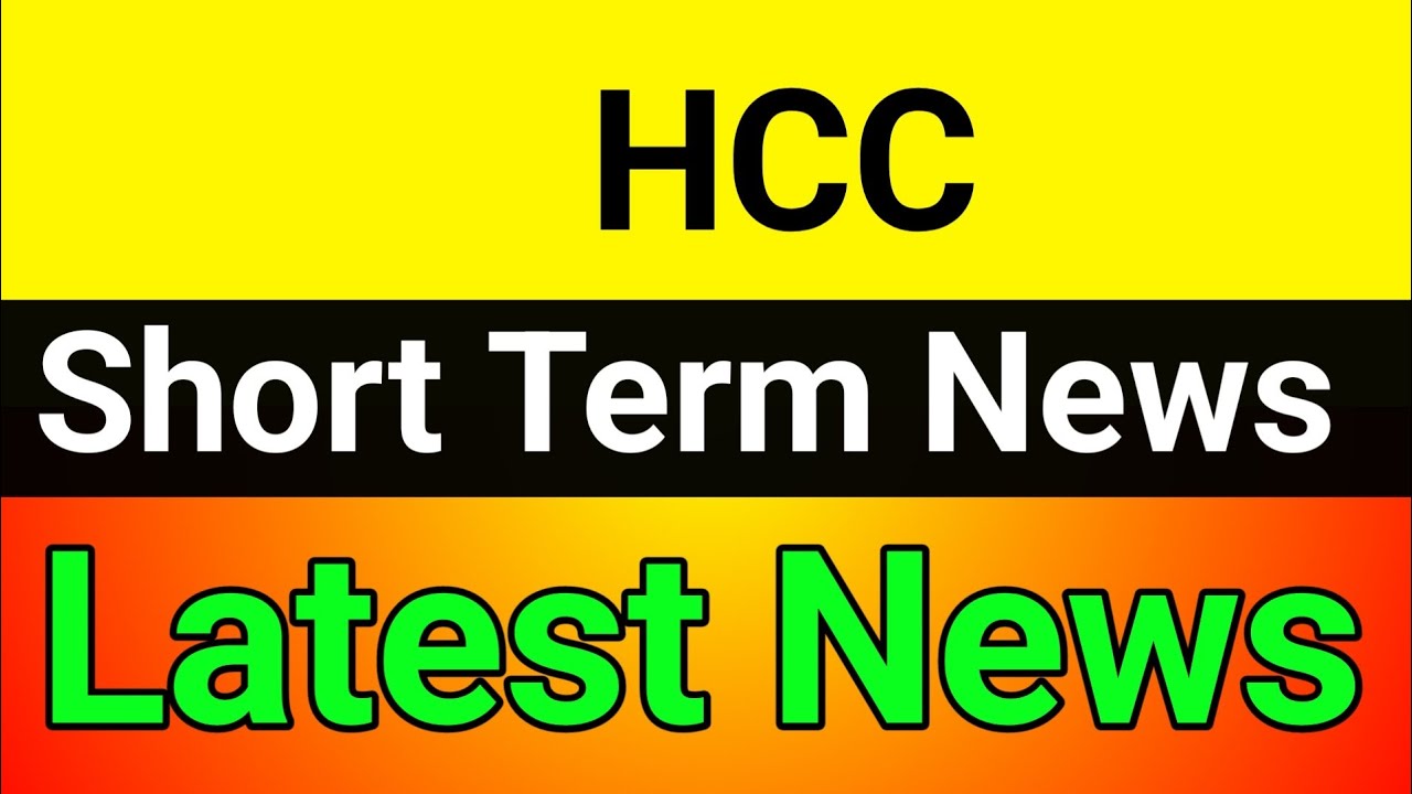 HCC share latest news today🚀hcc share🔥 hcc share latest news