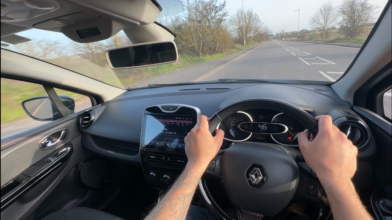 Renault Clio 1.2 MK4 Dynamique Medianav POV Test Drive Review