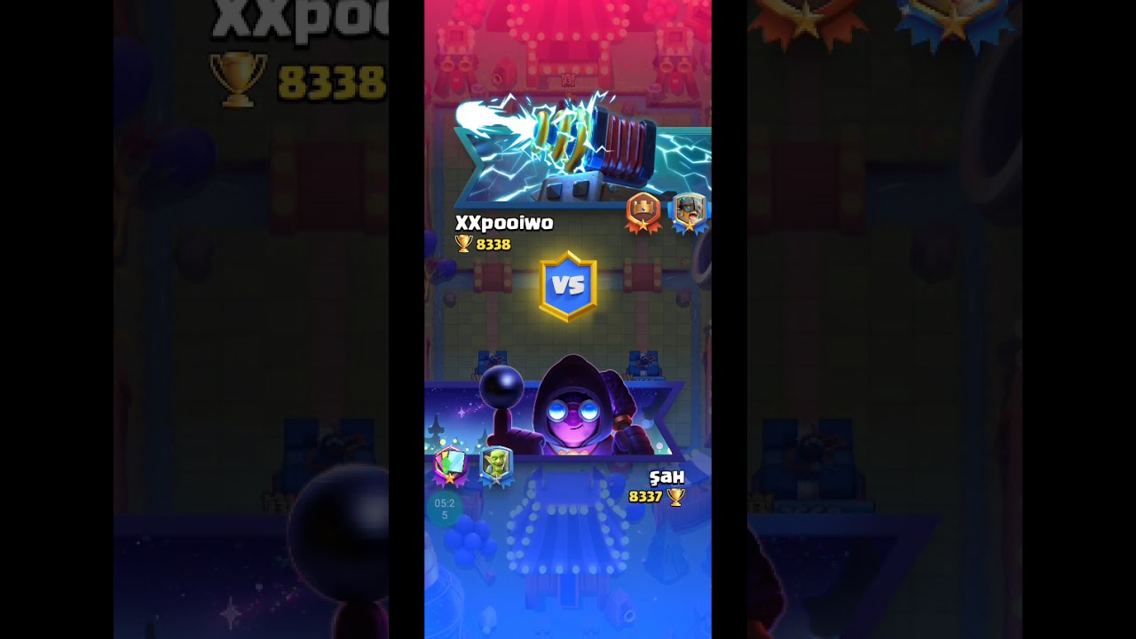 Clash Royal düello maçı düello kart clash Royal maç özeti müsabaka efsane oyun oynadım Clash Royal 