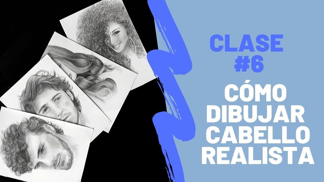 Cómo dibujar CABELLO realista - Curso de DIBUJO GRATUITO ✍ Cap. #6 By. Joqsan Navarro