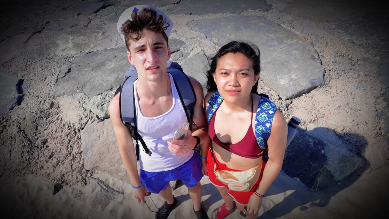 dumb idiots walk 20 miles on a beach