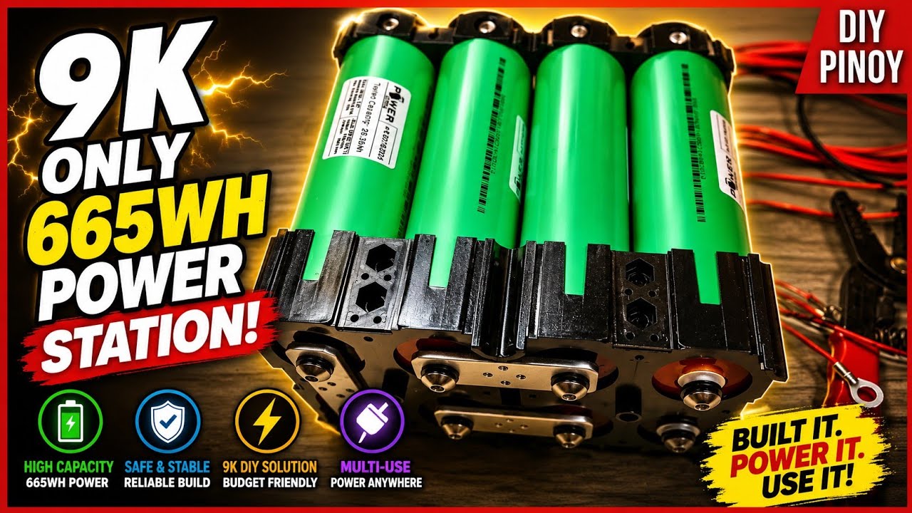 DIY PORTABLE POWER STATION | PART 1 - 24V BATTERY PACK 665WH