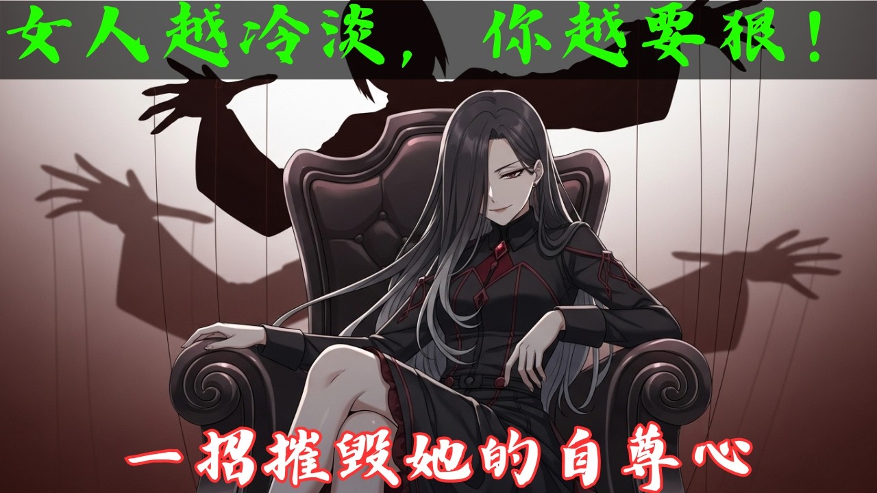 女人越冷淡，你越要狠！一招摧毁她的自尊心，让她彻底离不开你！