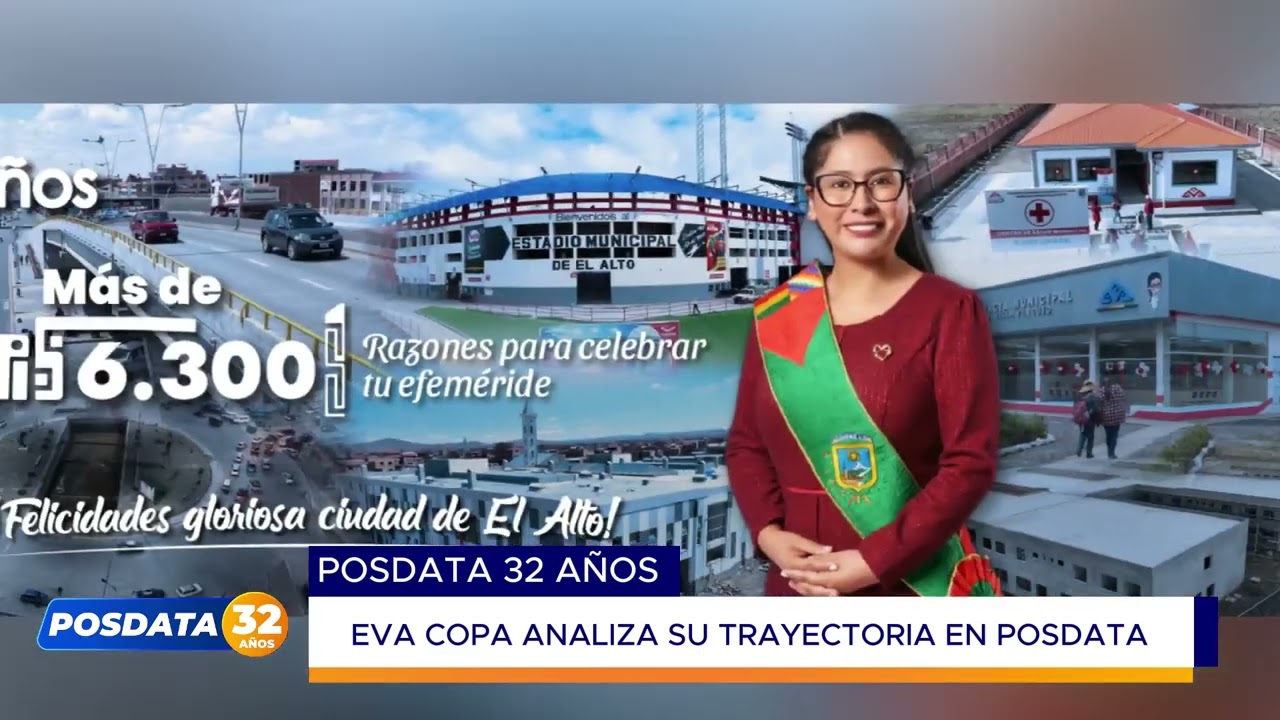 EVA COPA EN EXCLUSIVA: BALANCE EN EL 41º ANIVERSARIO DE EL ALTO Y SU PROYECCIÓN POLÍTICA CON MORENA.
