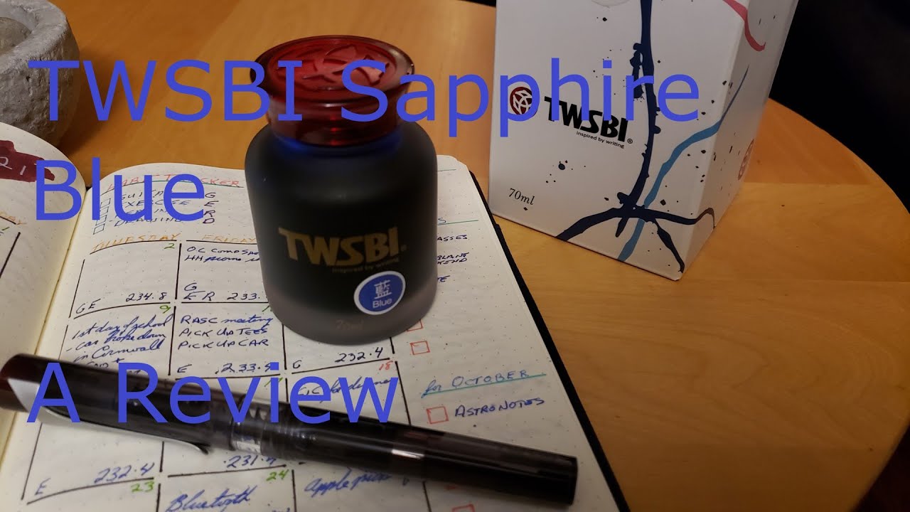 TWSBI Sapphire Blue fountain pen ink