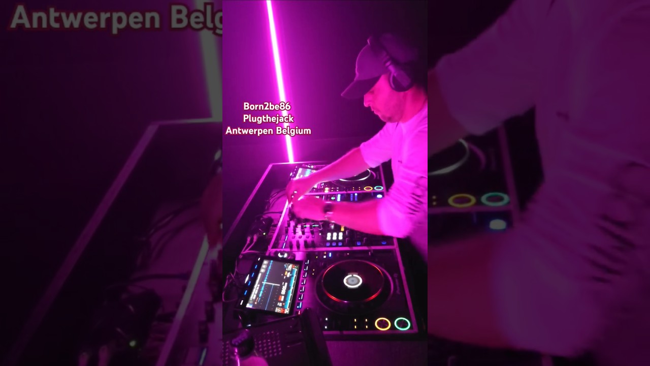 Born2be86 Melodic Techno Plugthejack Antwerpen Belgium#dj #music