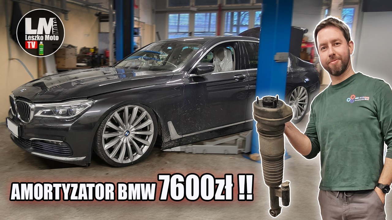 BMW 730d Z USZKODZONĄ PNEUMATYKĄ !!! ILE KOSZTUJE NAPRAWA W G11 !!