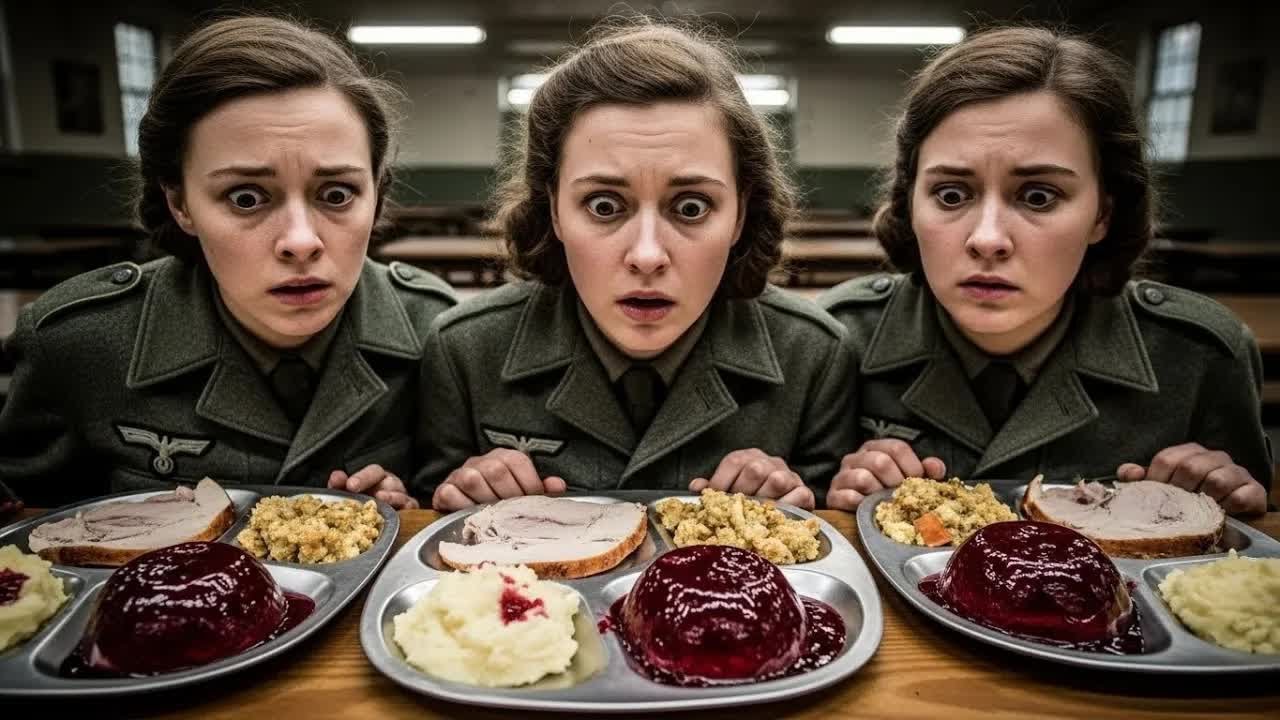 German Women POWs Refused the ＂Red Sauce＂ at Thanksgiving — They Thought It Was Blood