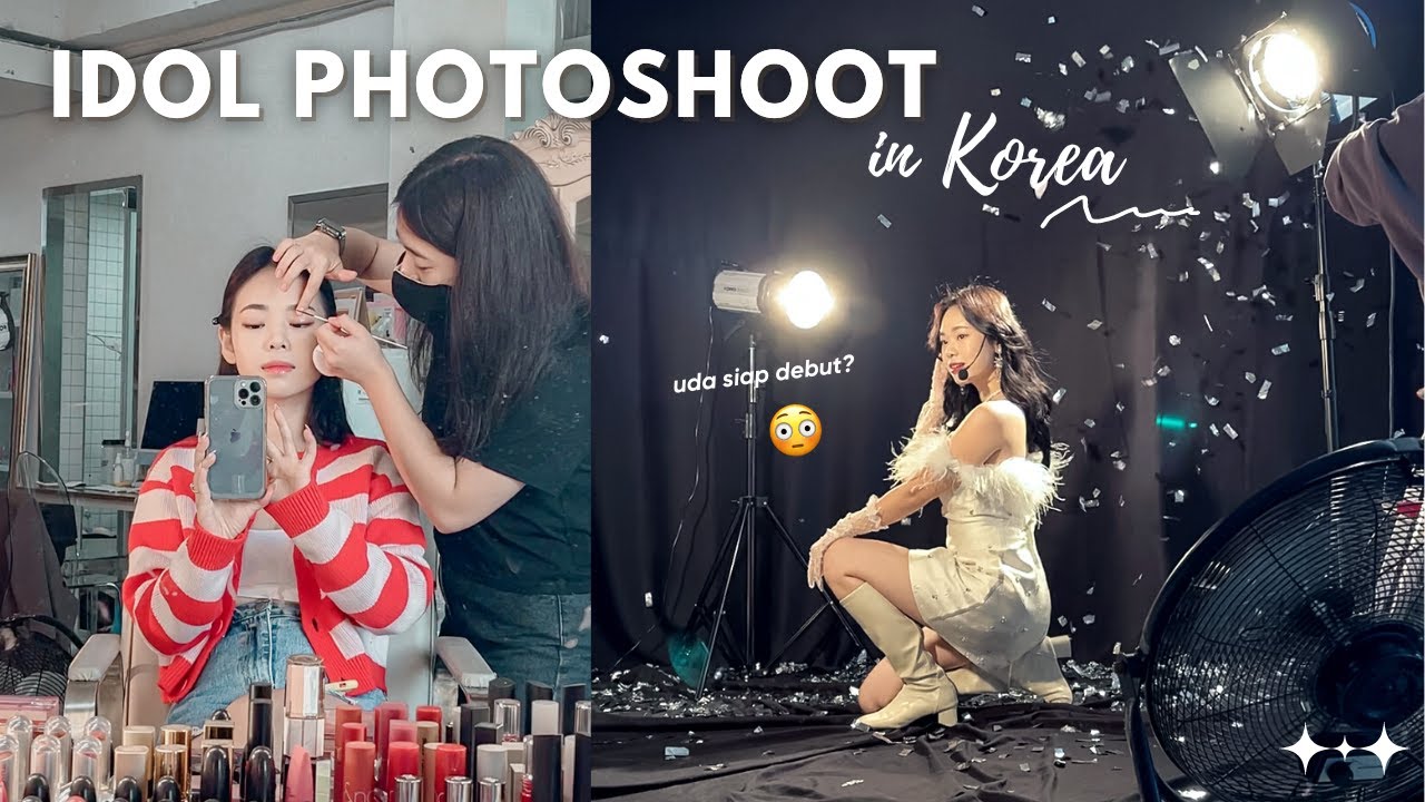 KPOP IDOL PHOTOSHOOT IN KOREA 🇰🇷 SIAP DEBUT? 😳