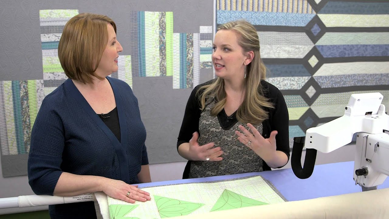 How to Machine Quilt Triangles