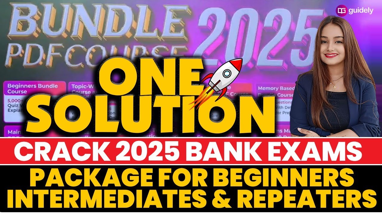 Bundle PDF Course 2025 🔥 Crack SBI, IBPS & Bank Exams | One Solution for Beginners to Repeaters