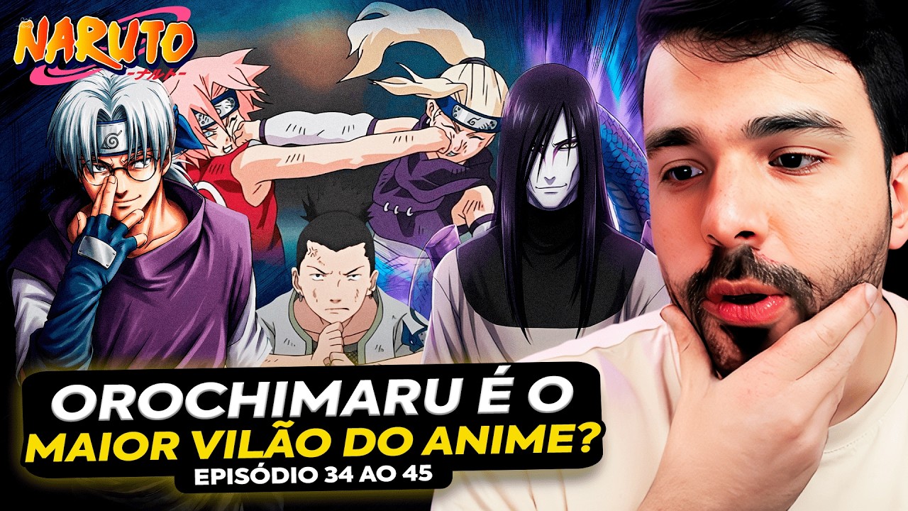 🍃 NARUTO - EPIS&Oacute;DIOS 34 AO 45! SAKURA vs INO FOI DUELO DE METAPOD? MINERVA OPINA SOBRE