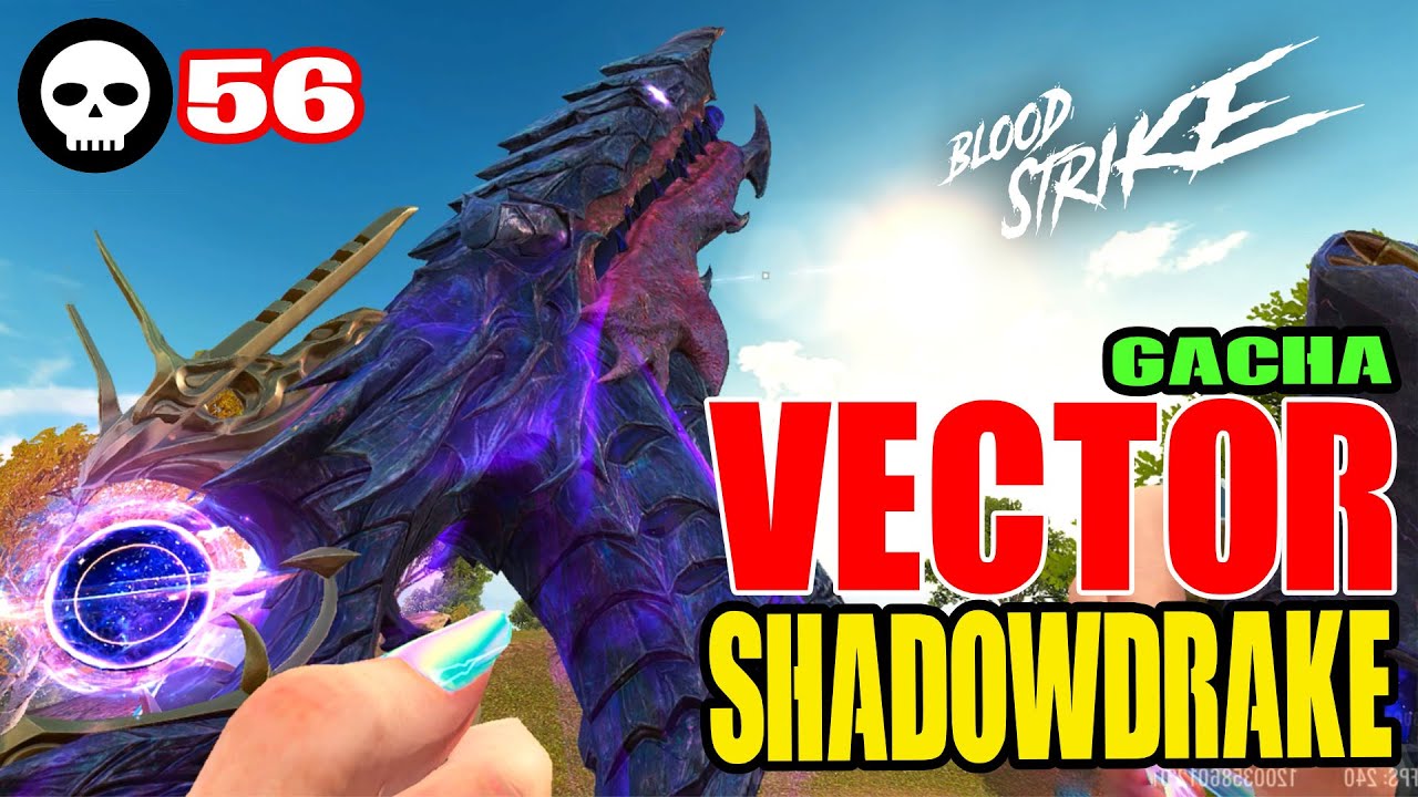 GACHA VECTOR SHADOWDRAKE! KASiAN GA PUNYA SAYAP 😂 Blood Strike Indonesia