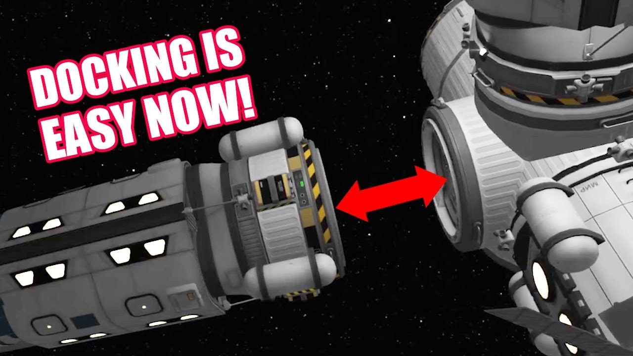 How to dock in Kerbal Space Program | Tutorial that actually helps