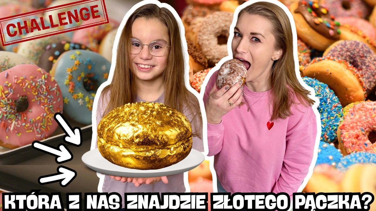 Znajdziesz złotego pączka- wygrywasz 200 zł🍩🍩🍩 Challenge w tłusty czwartek💖