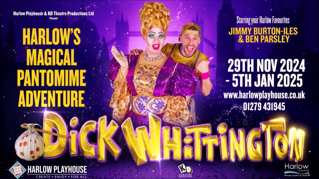Dick Whittington Promo 2024 at The Harlow Playhouse | KD Theatre Productions