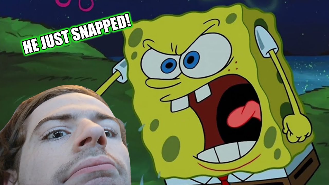 HE JUST SNAPPED! | SpongeBob Crashes Out Reaction