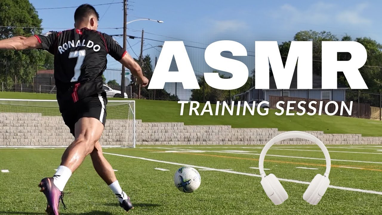 ASMR Training Session | Football Training + Shooting Session ⚽️
