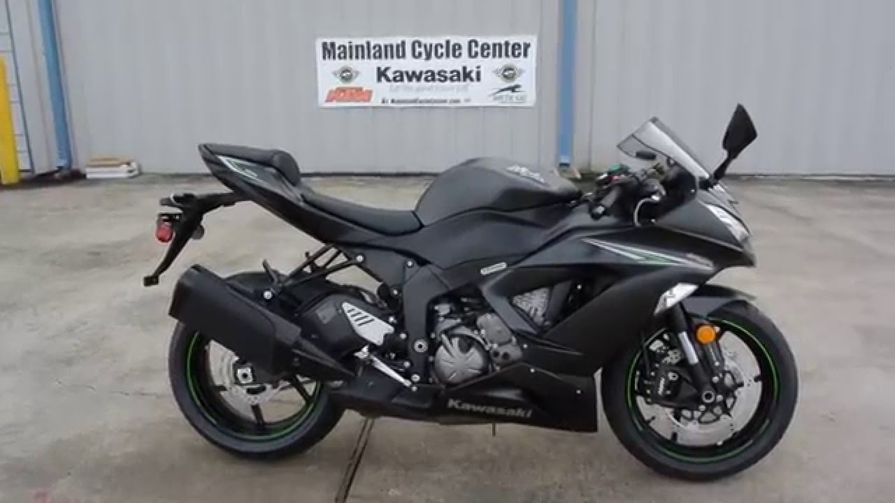 $12,699:  2016 Kawasaki ZX6R 636 ABS Ninja Metallic Matte Carbon Gray Overview and Review