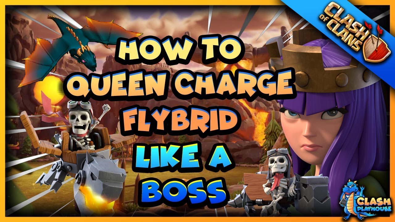 Queen charge Dragon Dragon Rider | Clash of Clans