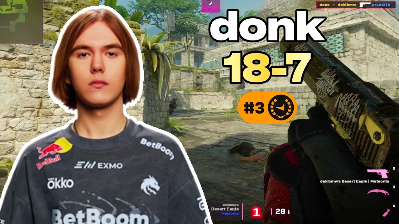 DONK 18-7 EU FACEIT POV (Ancient) | 5083 ELO