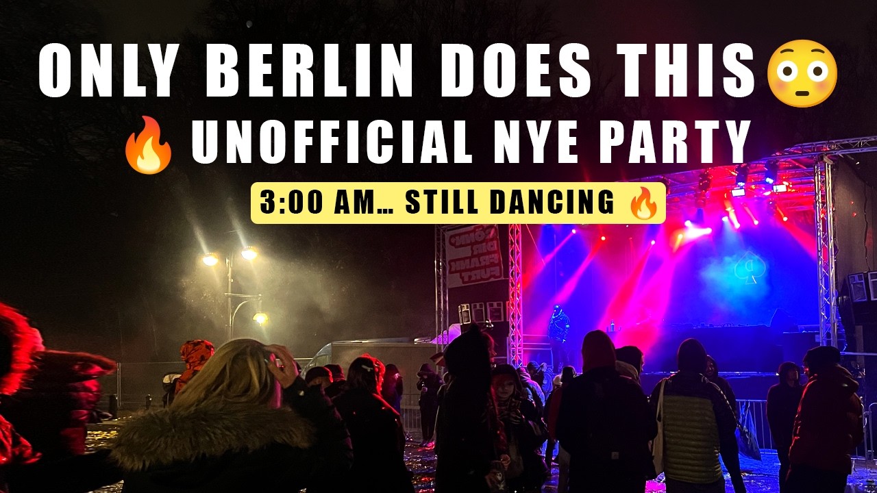 Berlin’s Spontaneous Techno Rave After New Year 2026 |4k|🔥