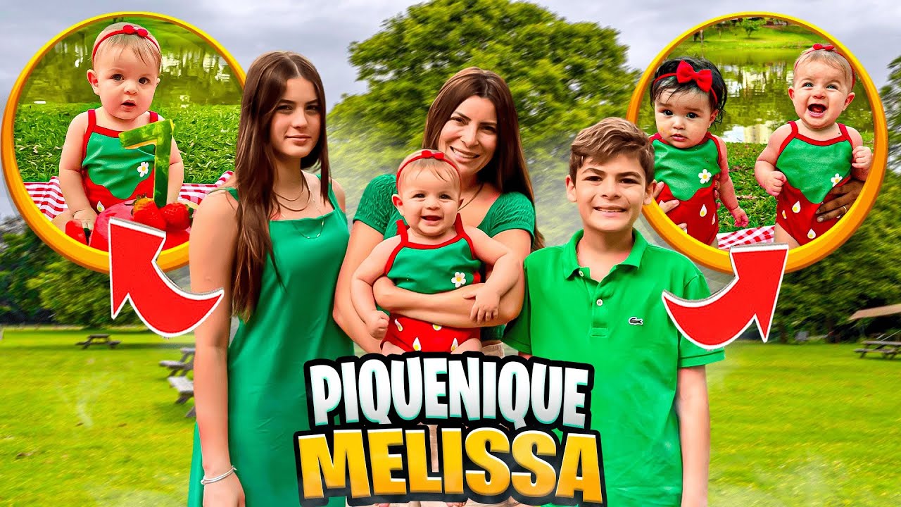 FIZEMOS UM PIQUENIQUE PRA MELISSA E A BB REBORN | Juliadantt 